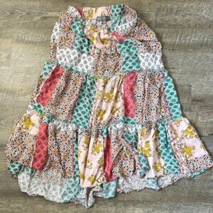 Wit & Wisdom Boho Floral Skirt Size Medium